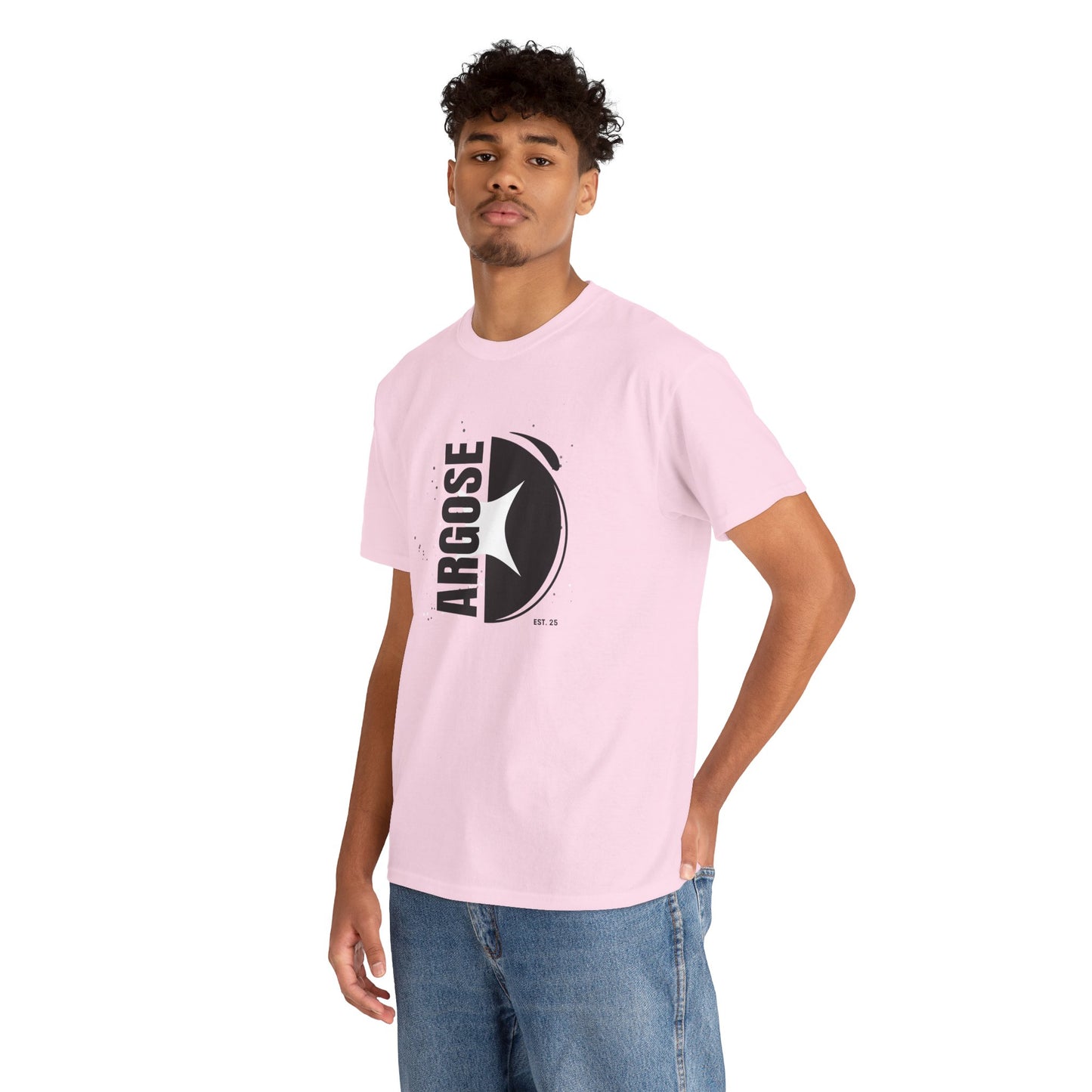 Halved - Casual Unisex Heavy Cotton Tee Light Colours