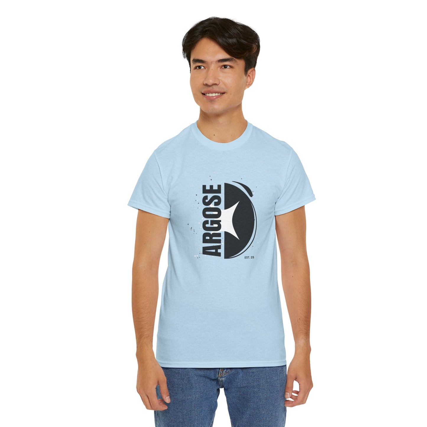Halved - Casual Unisex Heavy Cotton Tee Light Colours