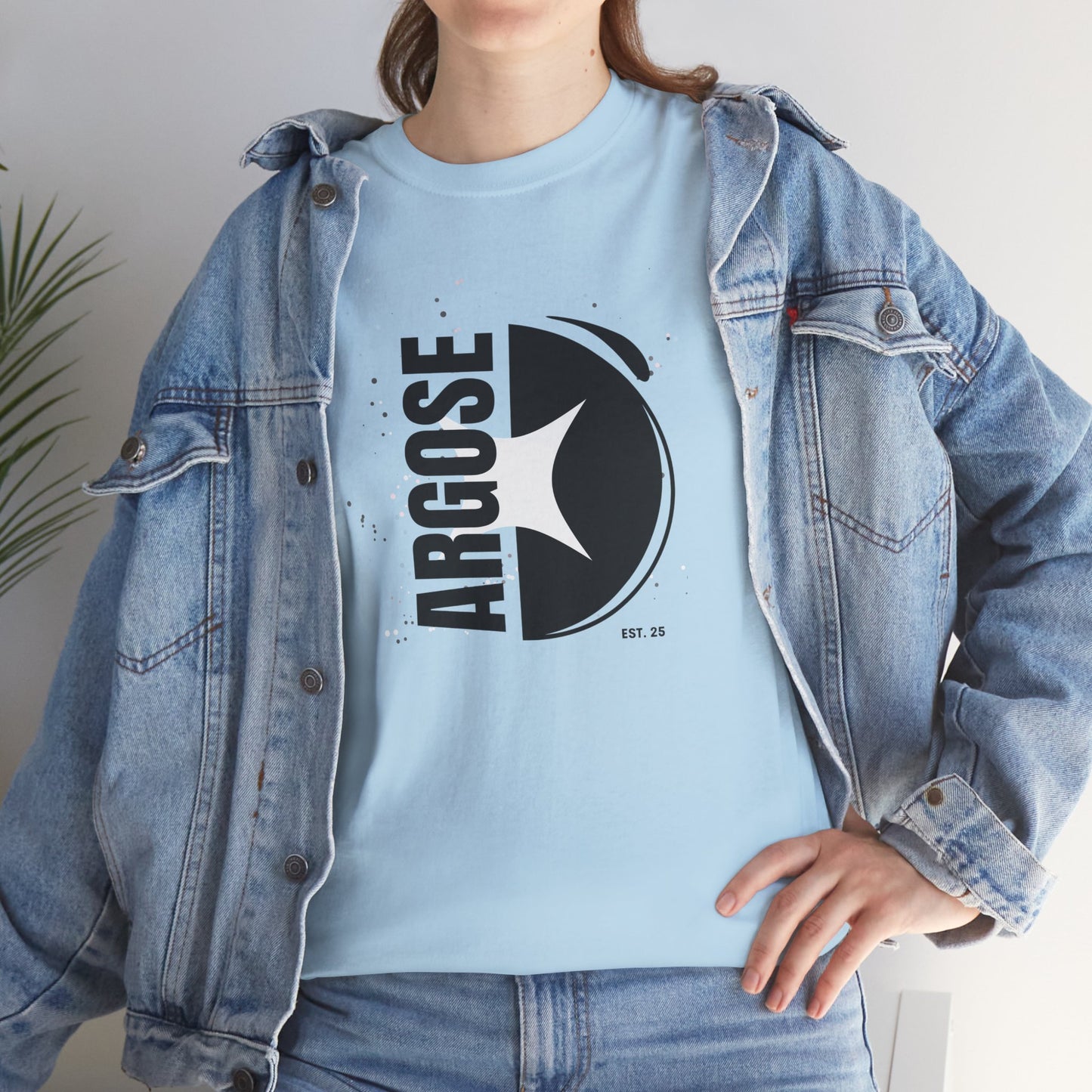 Halved - Casual Unisex Heavy Cotton Tee Light Colours