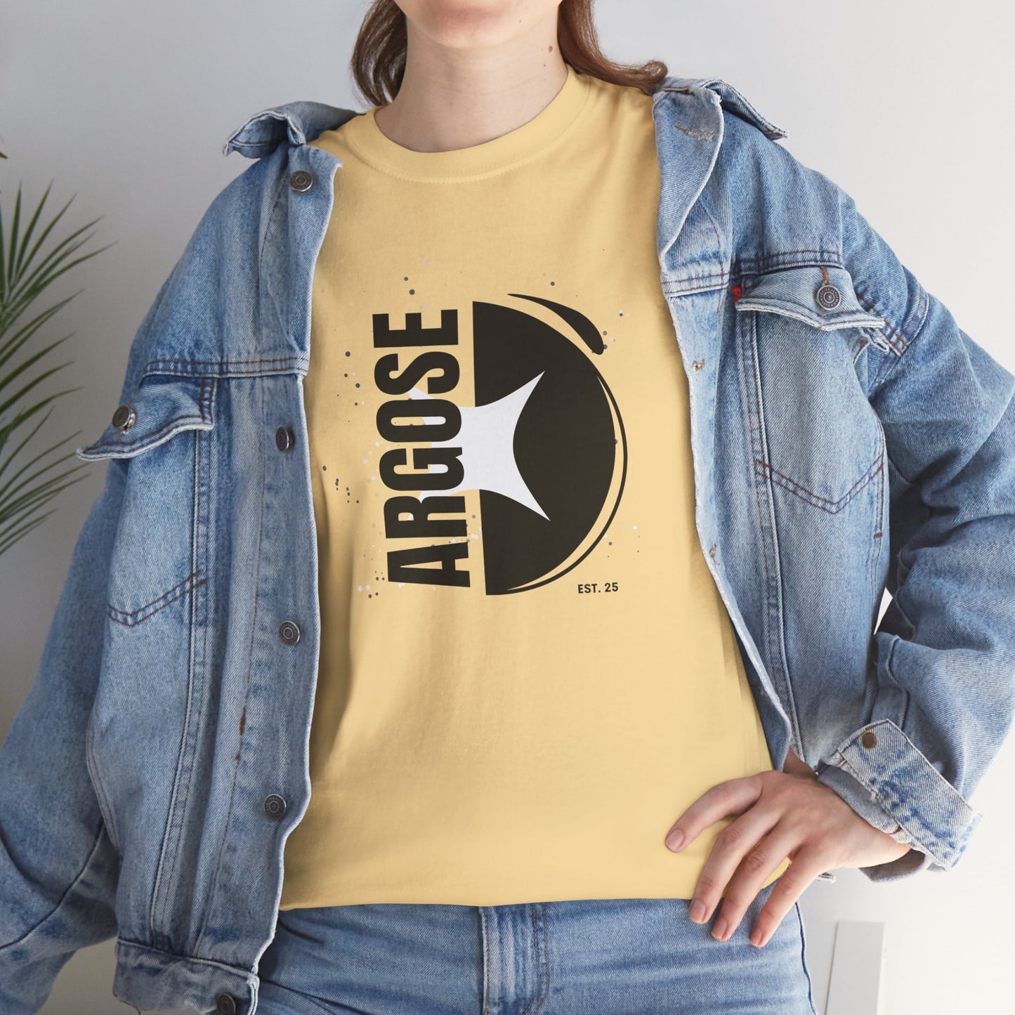Halved - Casual Unisex Heavy Cotton Tee Light Colours