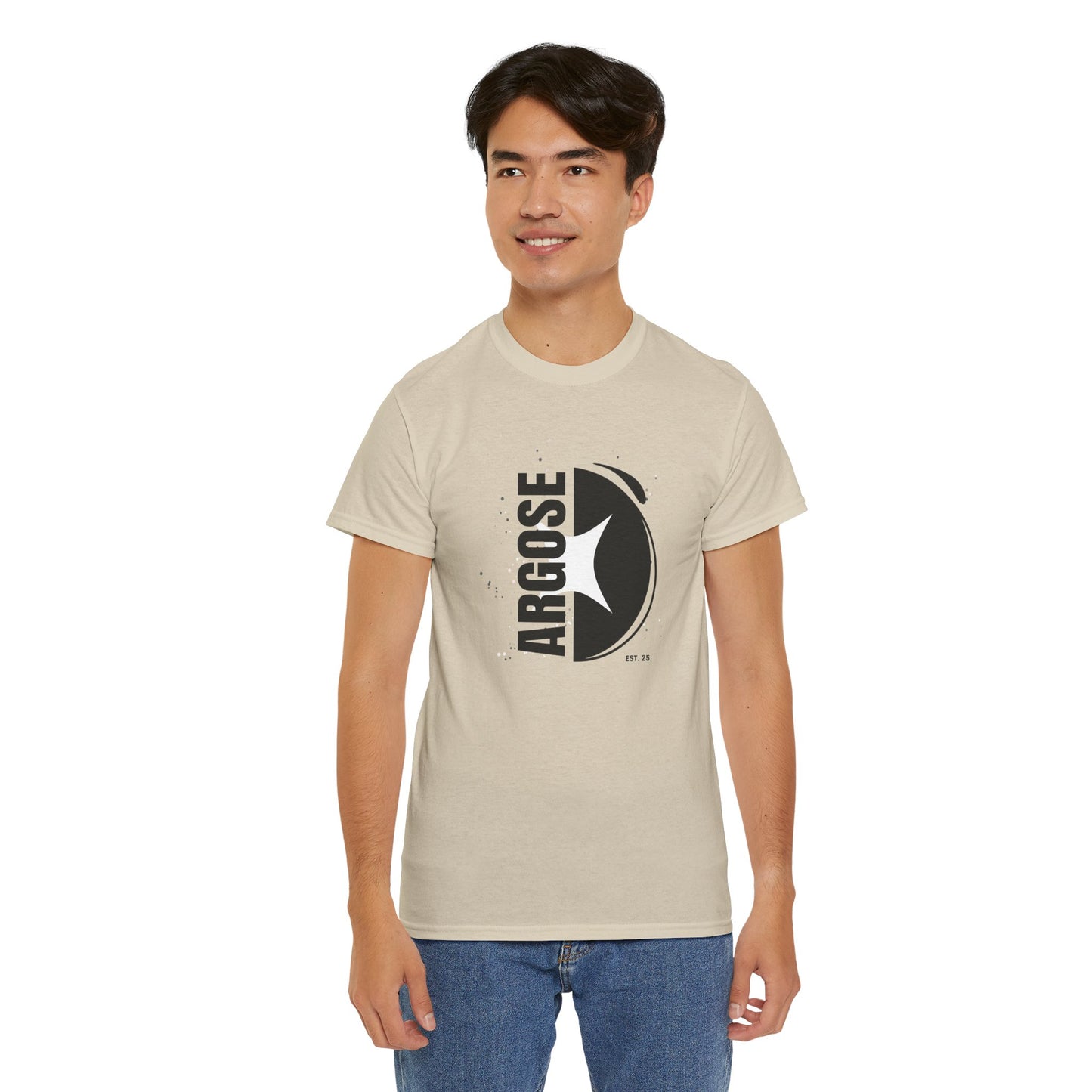 Halved - Casual Unisex Heavy Cotton Tee Light Colours
