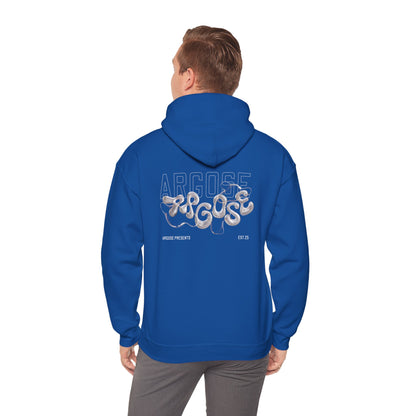 Steel Bubbled - Casual Unisex Hoodie Dark Colours