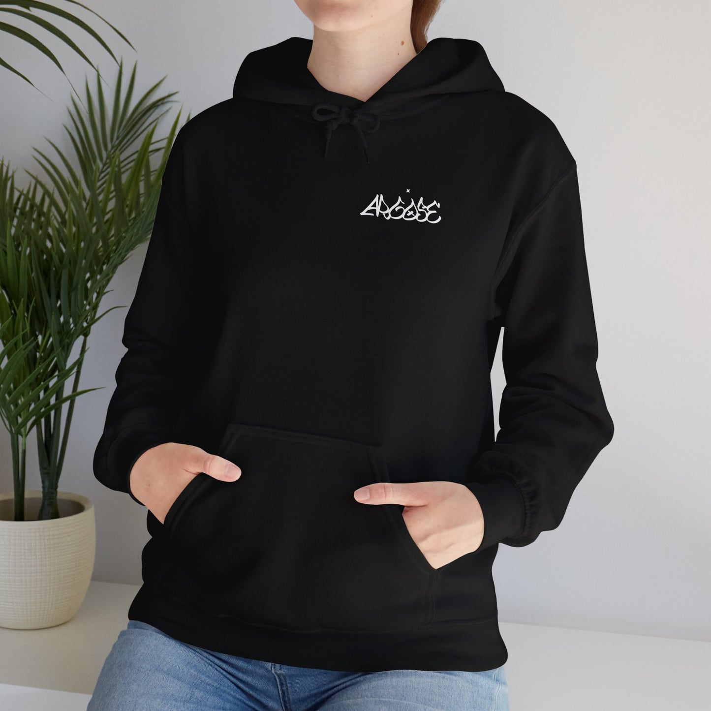 Warped - Casual Unisex Hoodie Dark Colours