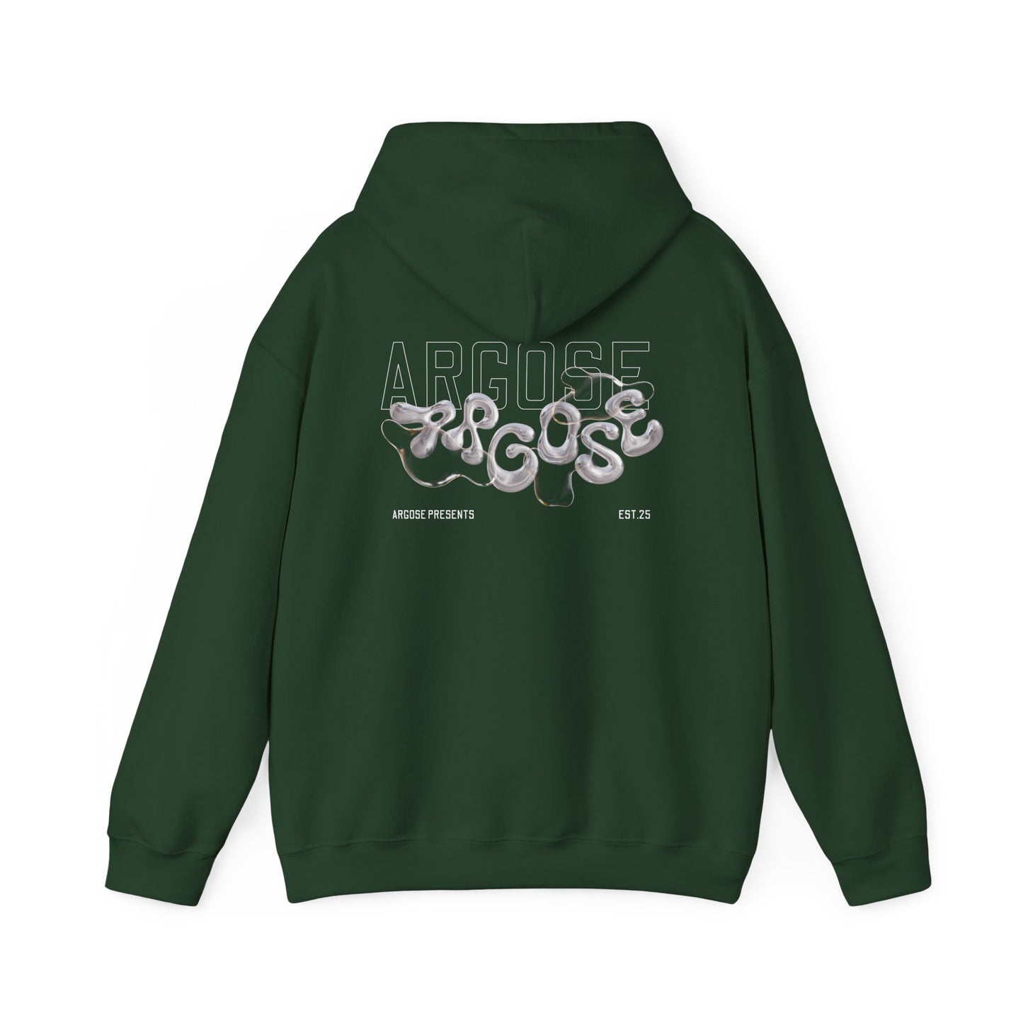 Steel Bubbled - Casual Unisex Hoodie Dark Colours