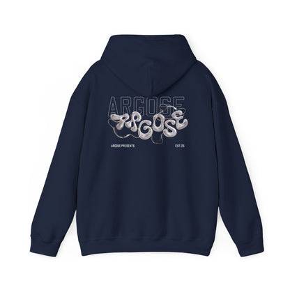 Steel Bubbled - Casual Unisex Hoodie Dark Colours