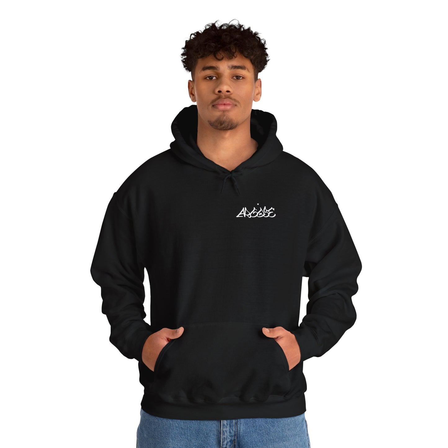 Warped - Casual Unisex Hoodie Dark Colours