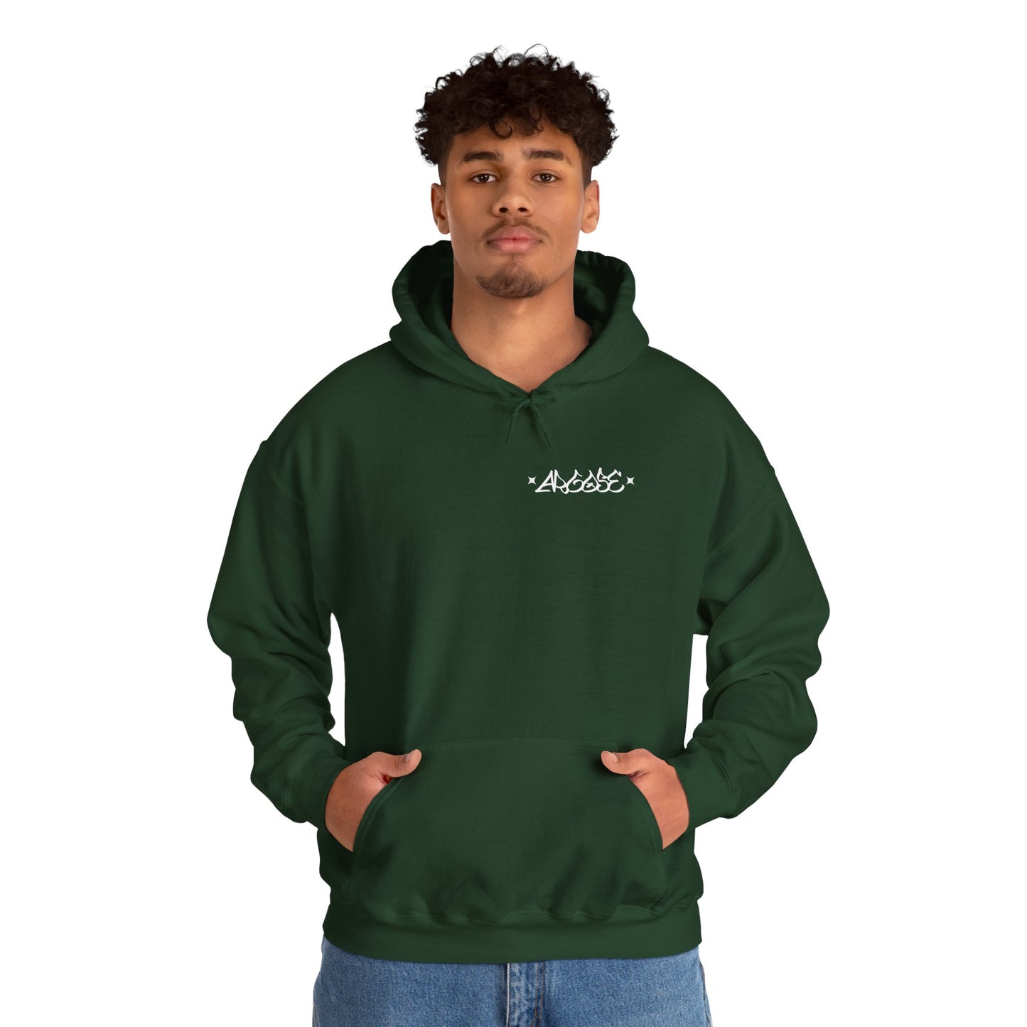 Steel Bubbled - Casual Unisex Hoodie Dark Colours