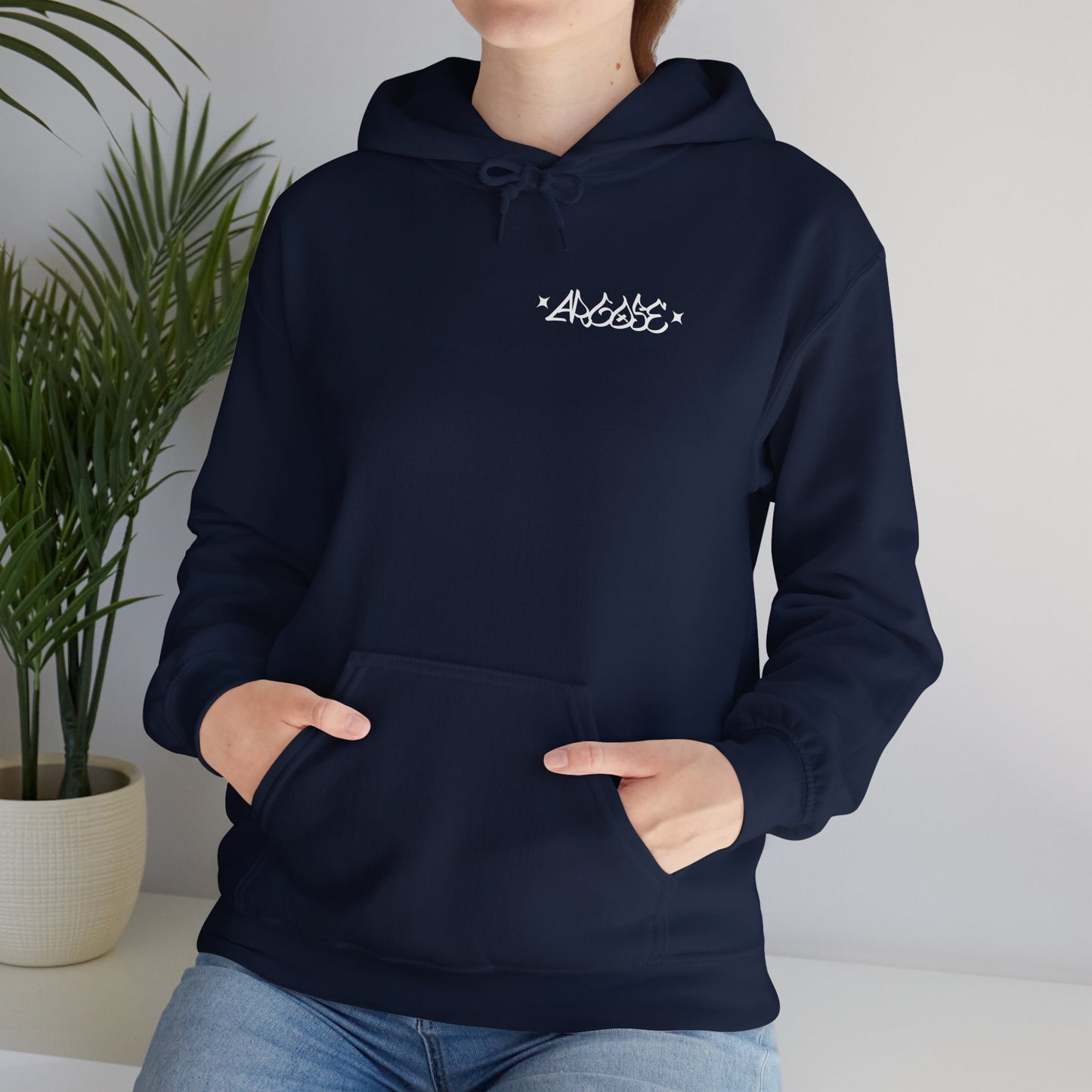 Steel Bubbled - Casual Unisex Hoodie Dark Colours