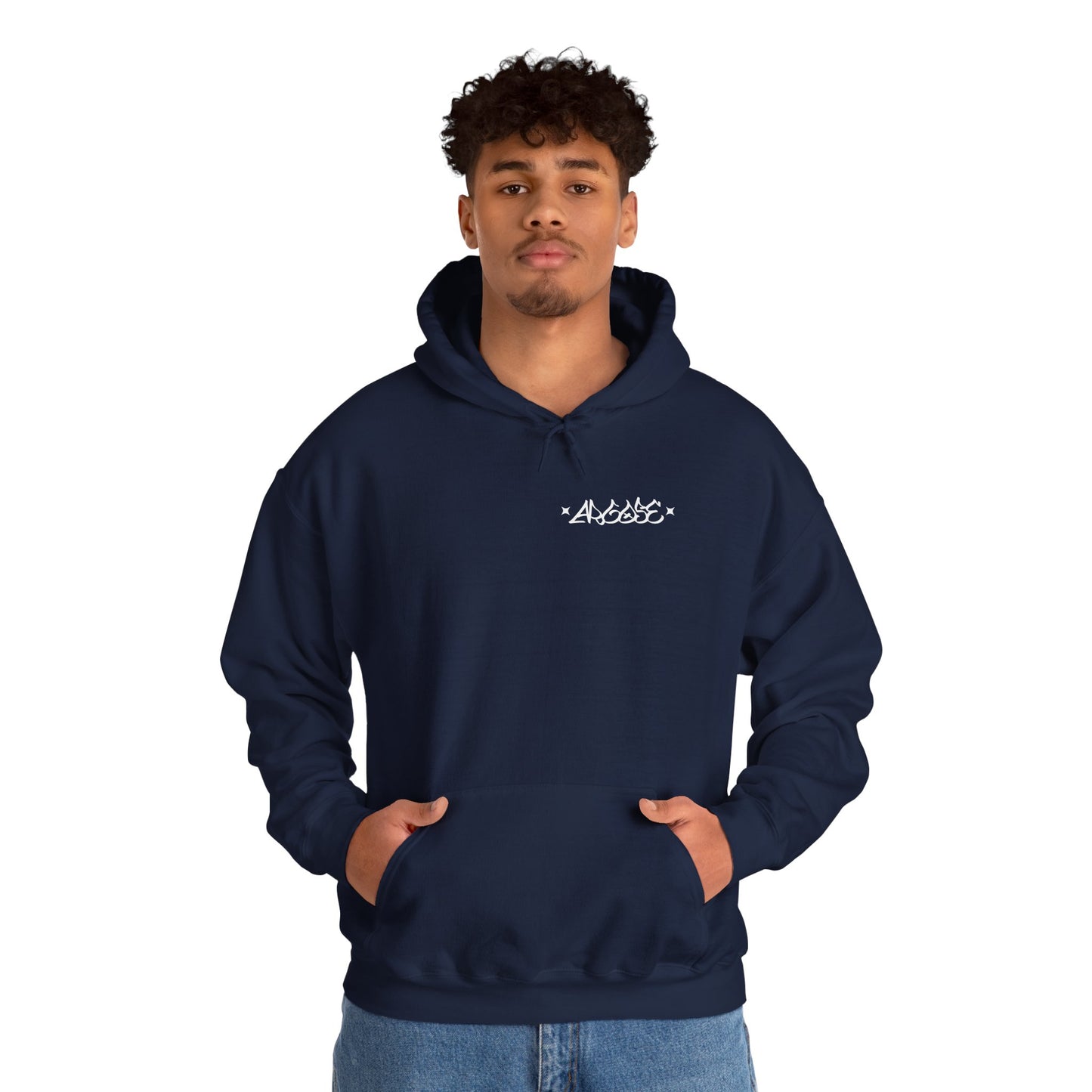 Steel Bubbled - Casual Unisex Hoodie Dark Colours