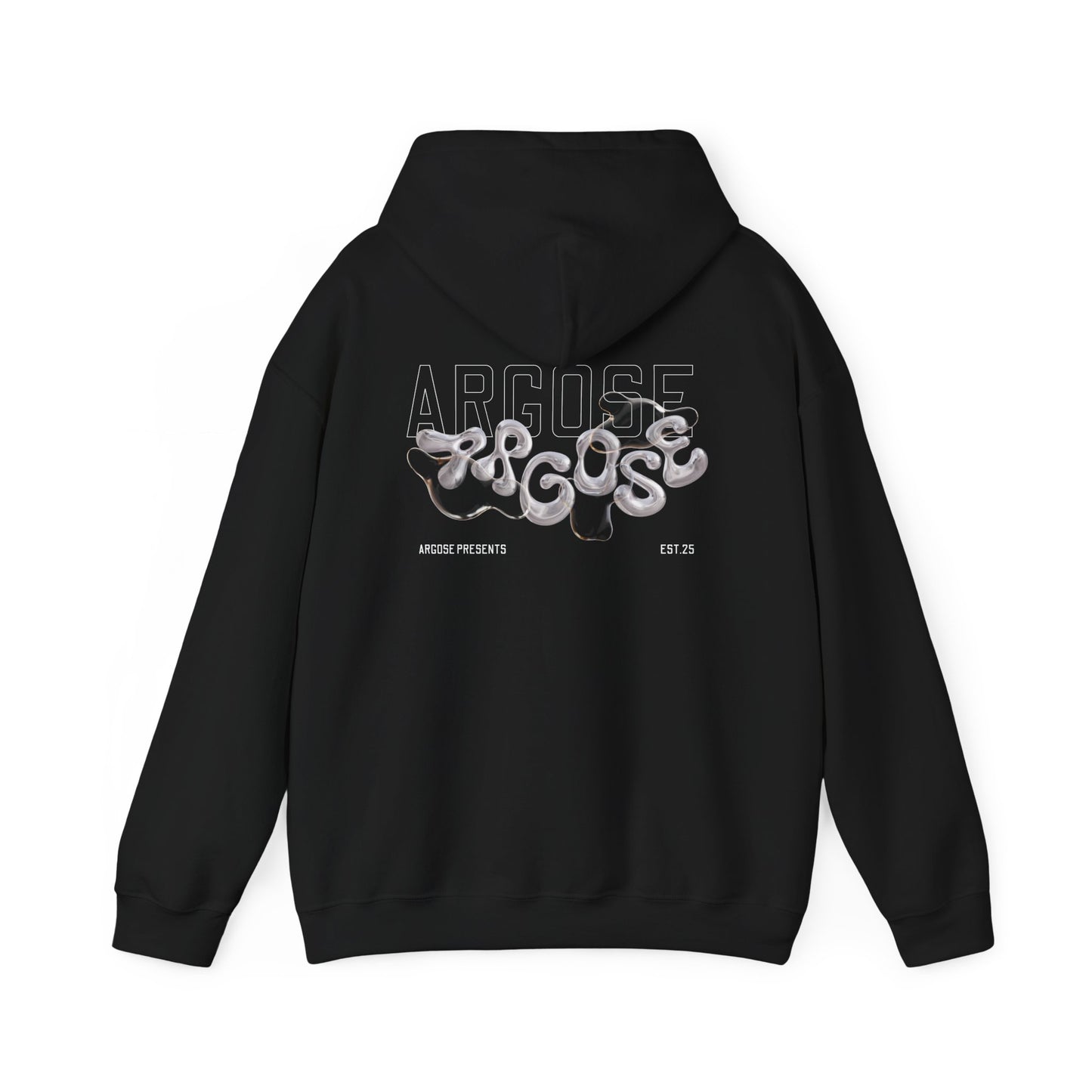 Steel Bubbled - Casual Unisex Hoodie Dark Colours