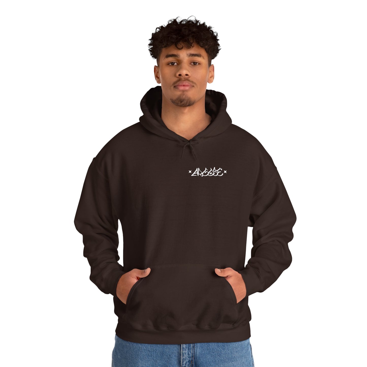 Steel Bubbled - Casual Unisex Hoodie Dark Colours