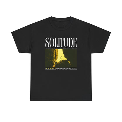 Solitude - Casual Unisex Heavy Cotton Tee Dark Colours