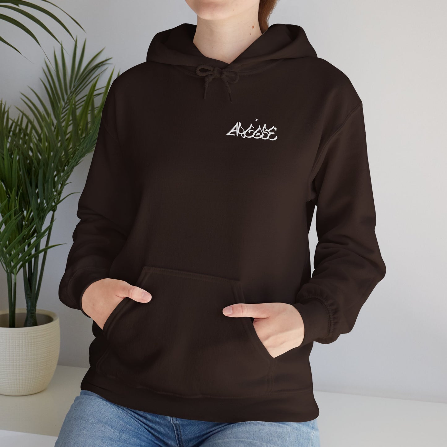 Warped - Casual Unisex Hoodie Dark Colours